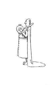 Kabinetraadsleden liepen op blote voeten, ca. 1930 door William Heath Robinson