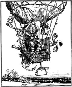 Illustratie uit het kinderboek De Avonturen van Oom Lubin