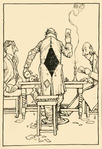 De winnende kaart op de aas van ruiten door William Heath Robinson