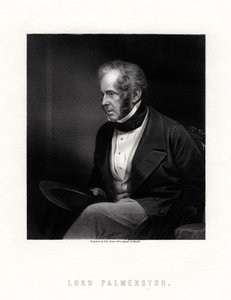 Lord Palmerston, Britse premier, 19e eeuw door W. Holl