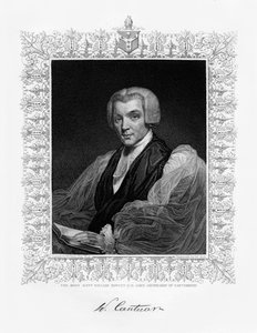William Howley, aartsbisschop van Canterbury door W. Holl