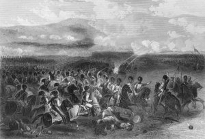 Aanval van zware cavalerie bij de Slag om Balaclava tijdens de Krimoorlog, 1854 1857