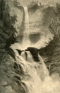 Catskill Watervallen, 1874 door W. J. Linton