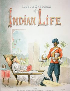 De postordonnans van de kolonel, inheemse infanterie, uit Lloyd