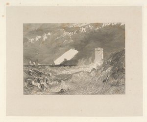 Ingang van de Haven van Fowey, Cornwall door W. R. Smith