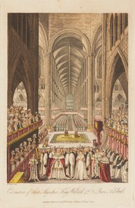 De kroning van koning Willem IV en koningin Adelaide door W. Read
