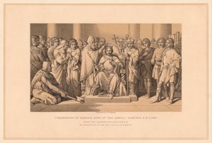 Kroning van Harold Koning van de Angelsaksen, A.D. 1066