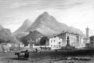 Sondrio, Lombardije, Italië, 1828
