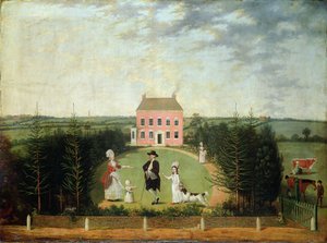 Gesprek voor Huis op Monument Lane, Edgbaston, 1770-1820