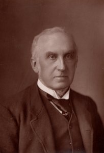 Charles Russell, eerste Baron Russell van Killowen (1832-1900) Engelse advocaat. Lord Chief Justice van Engeland vanaf 1894 (woodburytype)