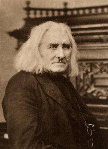 Franz Liszt (1811-1886) Hongaarse pianist en componist in latere leven. Fotogravure naar een foto van W & D Downey, Londen door W. and D. Downey
