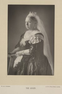 Koningin Victoria. Koningin van het Verenigd Koninkrijk van Groot-Brittannië en Ierland, en (vanaf 1876) Keizerin van India. Portret. door W. and D. Downey