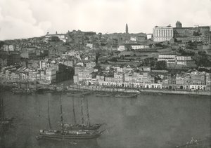 Panorama van de stad Porto, Portugal, 1895 door W and S Ltd