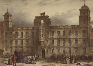 Northumberland House, Strand (chromolitho)