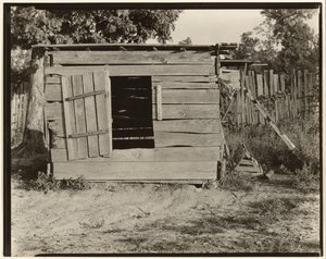Kippenhok op de boerderij van Floyd Burroughs, Hale County, Alabama