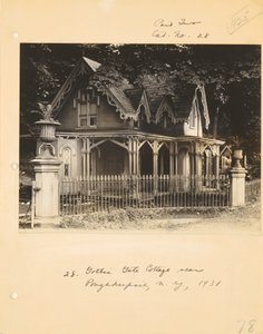 [Gothic Cottage bij Poughkeepsie, New York].