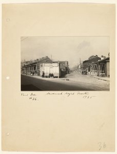 Savannah Negerkwartier door Walker Evans