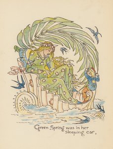 Illustratie voor Legends for Lionel door Walter Crane door Walter (after) Crane