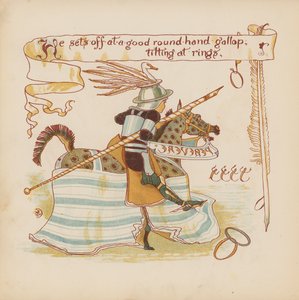 Illustratie voor Pothooks and Perseverance door Walter Crane door Walter (after) Crane