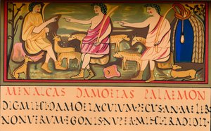 Menalcas, Damoetas en Palaemon door Walter