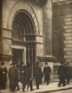 Een Glimp van Lothbury op een Werkdagmiddag door Walter Benington