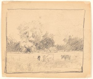 Landschap door Walter Clark