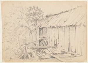 Ruïne van een molen door Walter Clark