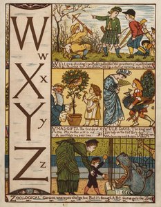 Alfabet (kleur litho)