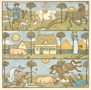 Kleurenillustratie voor 