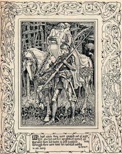Faerie Queene, c1900 door Walter Crane