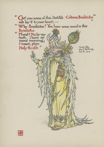 Bloemen uit Shakespeares tuin door Walter Crane