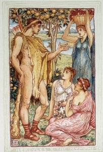 Hercules (Heracles) en de nimfen - in 