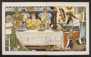 Illustratie voor de Kikkerprins. door Walter Crane