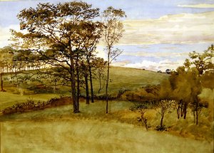 Laat Zomerlandschap door Walter Crane