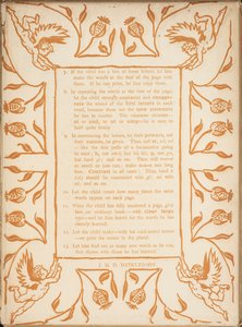 Methode van lesgeven de Gouden primer. Bloemrijke randen met cherubijnen. door Walter Crane