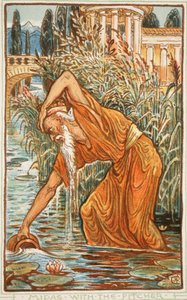 Midas met de Kruik, illustratie uit 