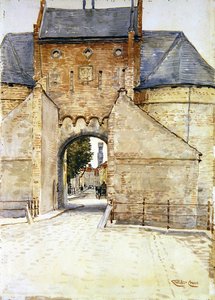 De Poorttoren door Walter Crane