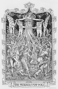 De Meipaal van de Arbeiders door Walter Crane