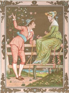 Valentijn, 1876 door Walter Crane