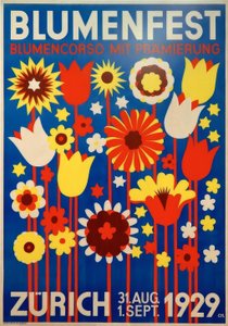 Bloemenfeest, Bloemencorso met Prijzentoekenning door Walter Cyliax