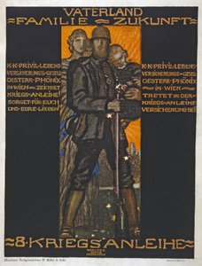 Vaderland, Familie, Toekomst, uitgegeven 1918 door Walter Ditz