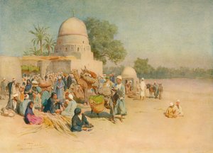 Een Markt aan de Rand van de Woestijn, ca. 1905, 1912