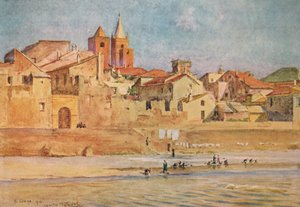 Albenga vanaf de Centa, ca. 1910, 1912