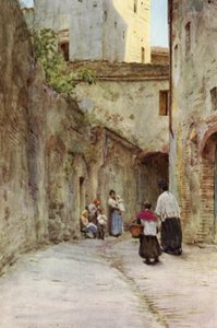 Zegen van de huizen, Italiaanse Rivièra door Walter Frederick Roofe Tyndale