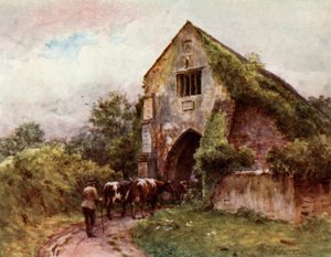 Toegangspoort, Cleeve Abbey door Walter Frederick Roofe Tyndale