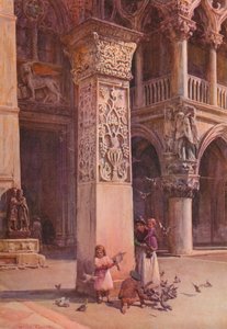 Op de Piazzetta, Venetië, ca. 1900-1913