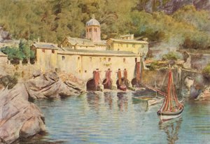 S. Fruttuoso, c1910, 1912 door Walter Frederick Roofe Tyndale