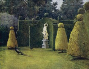 Het Nieuwe Woud: Bowling Green in Brokenhurst Park door Walter Frederick Roofe Tyndale