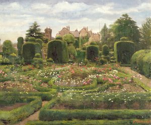 De Topiary-tuinen, Levens Hall, Cumbria, 1886