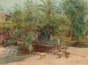 Het dorp Marg, ca. 1905, 1912 door Walter Frederick Roofe Tyndale